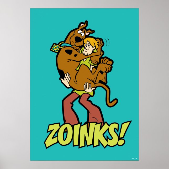 Poster Scooby-Doo et Shaggy Zoinks! (Devant)