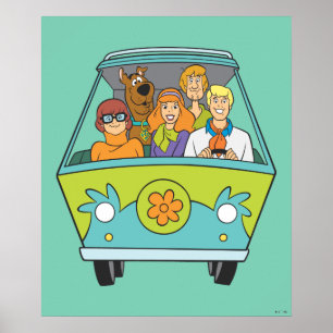 Poster Scooby-Doo & Gang Mystery Machine
