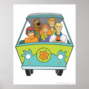 Poster Scooby-Doo & Gang Mystery Machine