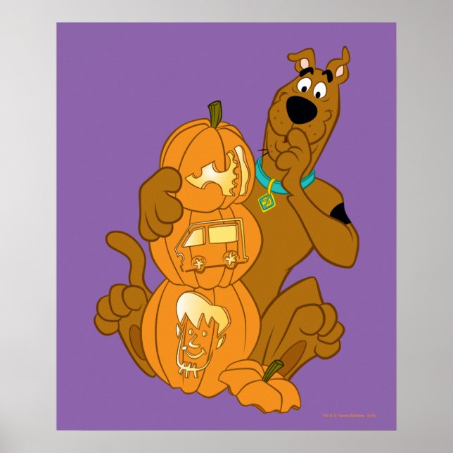 Poster Scooby-Doo | Halloween Jack-O-Lantern (Devant)