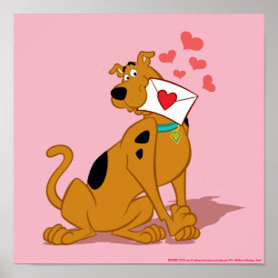 Poster Scooby-Doo - Holding Valentine Envelope