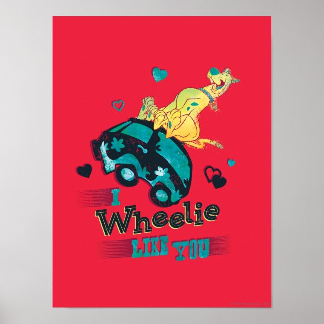 Poster Scooby-Doo - Je Roue Comme Vous (Devant)
