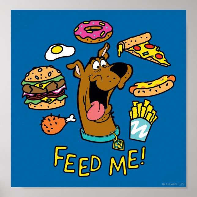 Poster Scooby-Doo Me Nourrit ! (Devant)