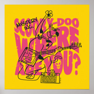 Poster Scooby Doo Où Es-Tu Punk Guitar Riff