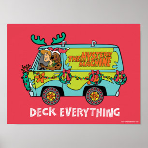 Poster Scooby-Doo & Shaggy Dans La Machine Mystère De Vac