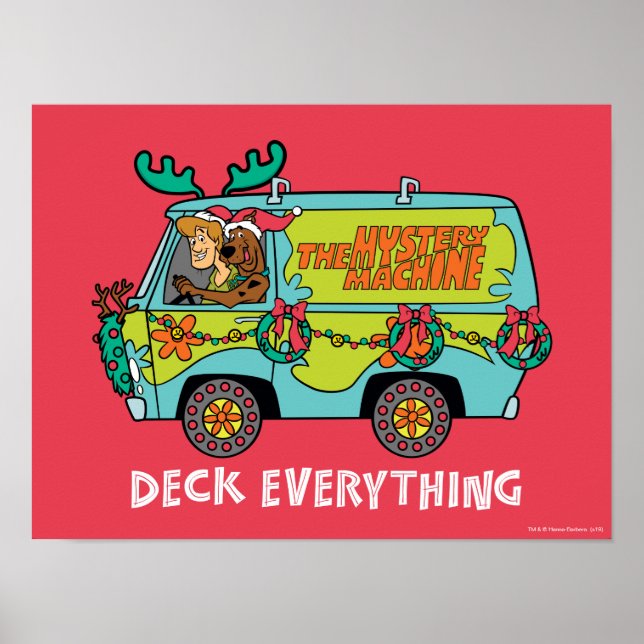 Poster Scooby-Doo & Shaggy Dans La Machine Mystère De Vac (Devant)