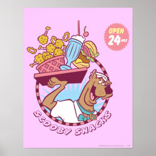 Poster Scooby-Doo "Snacks Scooby"