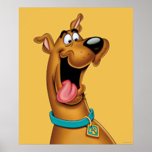 Poster Scooby Doo Visage Excité
