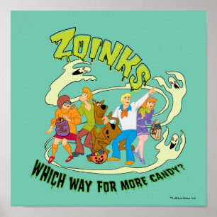Poster Scooby Which Way for More Candy ?