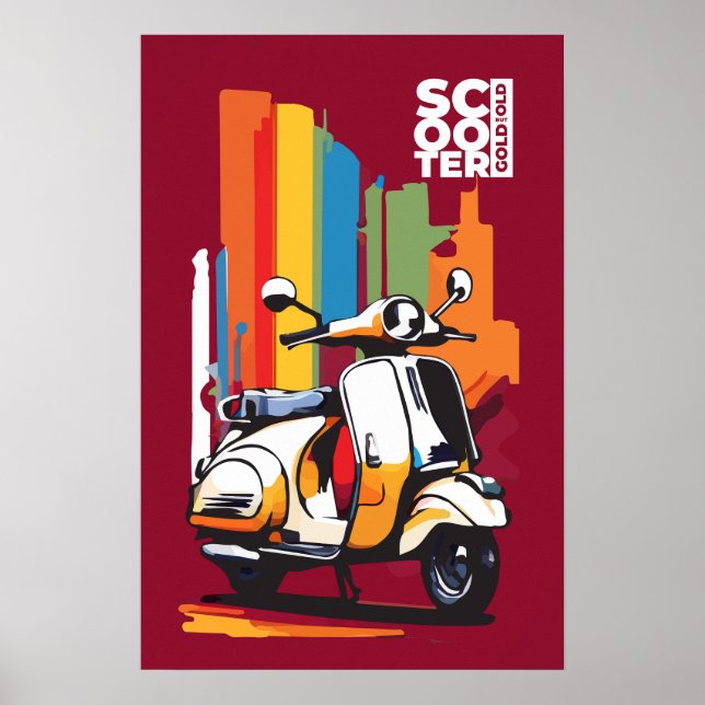 Poster Scooter (Devant)