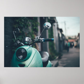 Poster Scooter Retro
