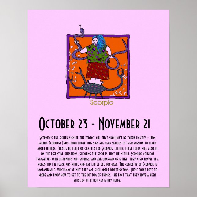 Poster Scorpio (Devant)