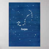Scorpio Constellation Night Sky