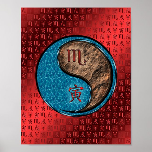 Poster Scorpio & Earth Tiger (Devant)