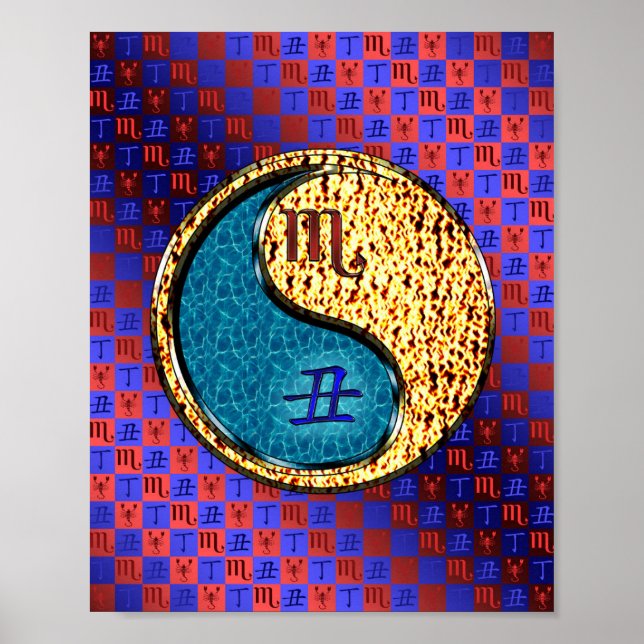 Poster Scorpio et Ox de feu (Devant)