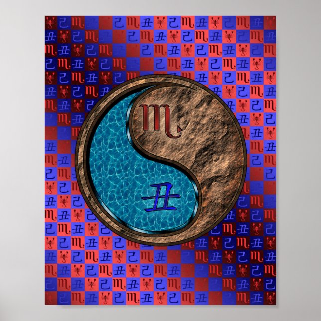 Poster Scorpio et Ox de la Terre (Devant)