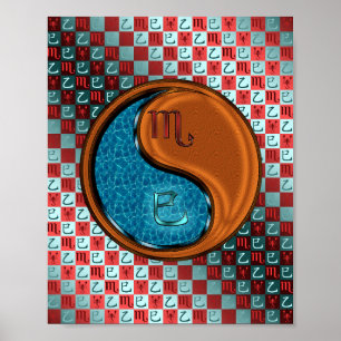 Poster Scorpio et Serpent à bois