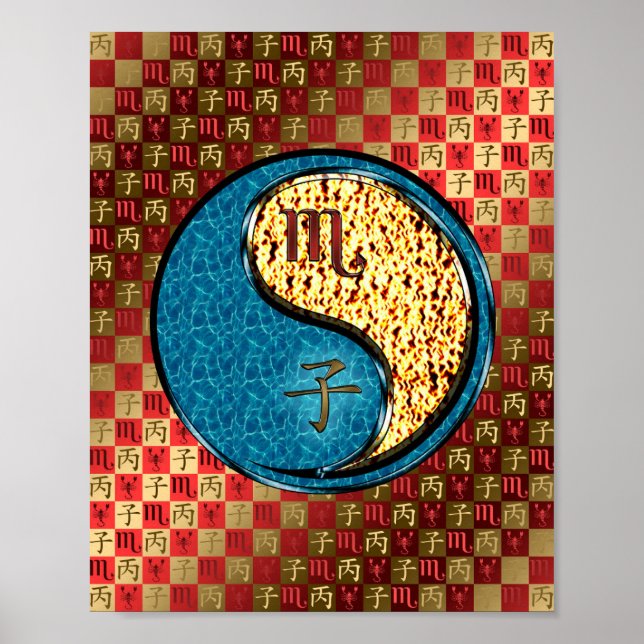 Poster Scorpio & Rat Fire (Devant)