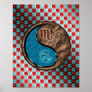 Poster Scorpio & Serpent de Terre