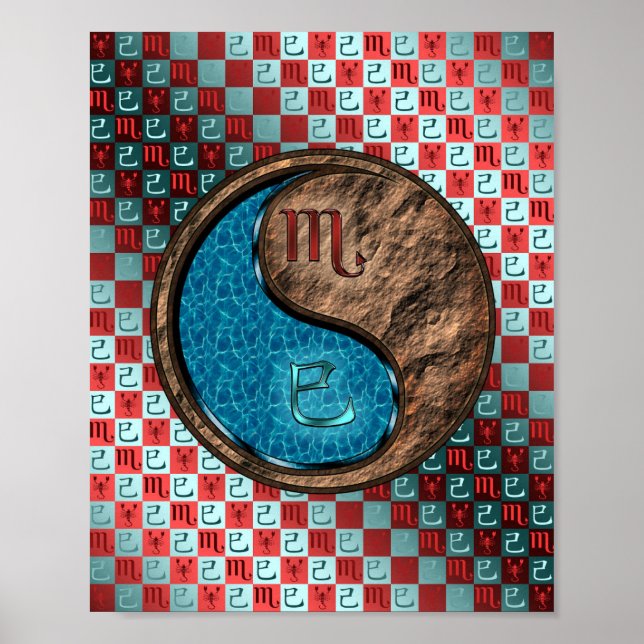 Poster Scorpio & Serpent de Terre (Devant)