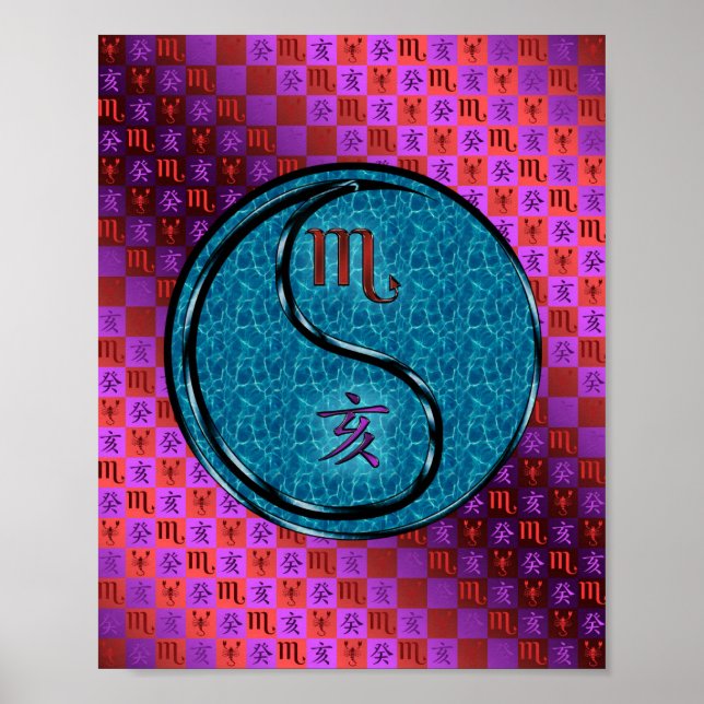 Poster Scorpio & Water Boar (Devant)