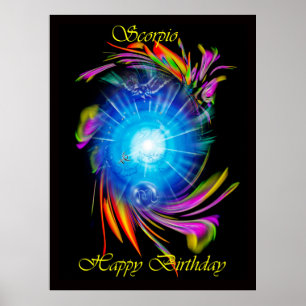 Poster Scorpion de Joyeux Anniversaire