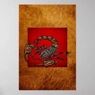 Poster Scorpion [impression 20x30]