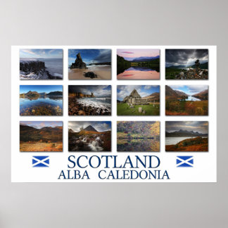 Poster Scotland - Schottland - Ecosse - Caledonia