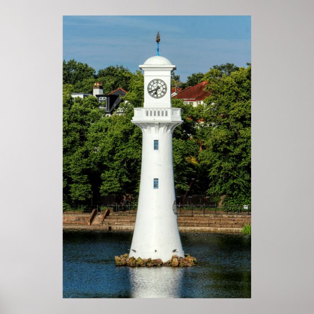 Poster Scott Memorial, Roath Park Lake, Cardiff, Pays de  (Devant)