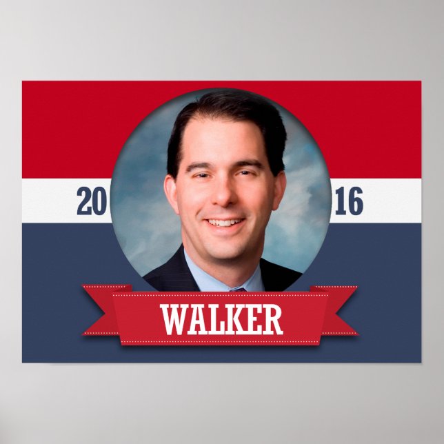POSTER SCOTT WALKER 2016 (Devant)