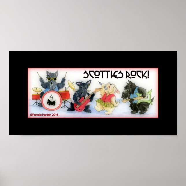 Poster Scotties Rock (Devant)