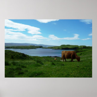Poster Scottish highlands