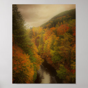 Poster Scottish Highlands in fall