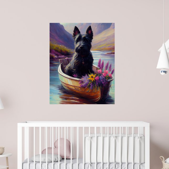 Poster Scottish Terrier sur une pagaie : une aventure Pit (Pépinière 2)