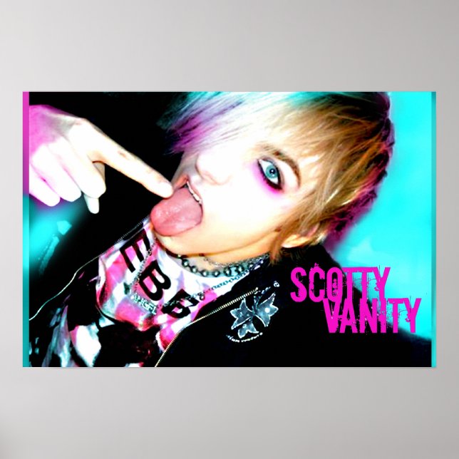 Poster Scotty Vanity Tongue (Devant)