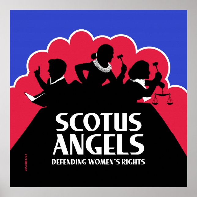 Poster SCOTUS Angels - Édition non violente (sans armes à (Devant)