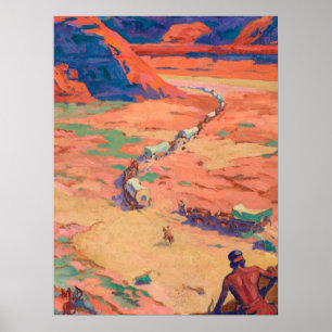 Poster Scouter les intrus par Maynard Dixon
