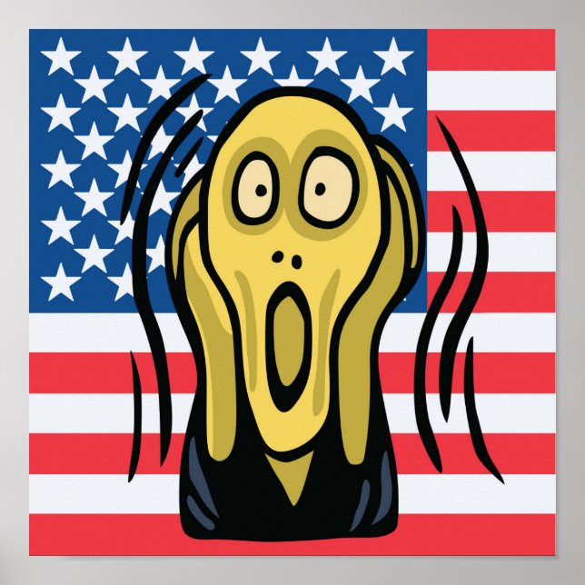 Poster Scream American (Devant)