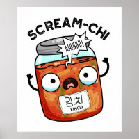 Scream-chi Funny Kimchi Puns