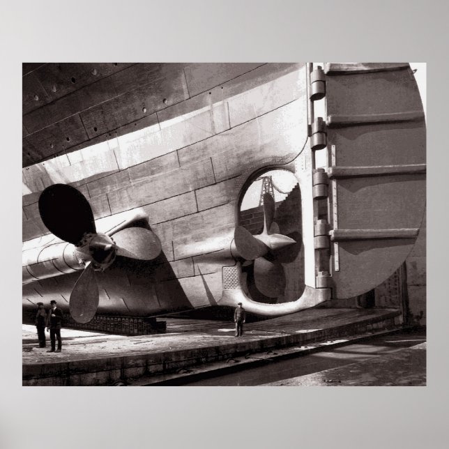 Poster SCREWS TITANIQUES et RUDDER 1911 (Devant)