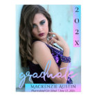 Script bleu diplômé | Cool Brush Photo Keepsaké