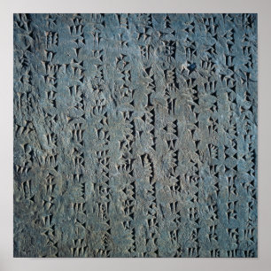 Poster Script Cuneiform