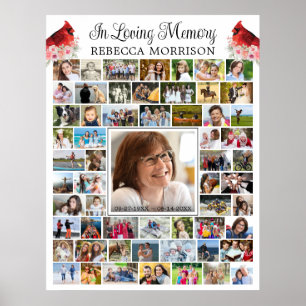 Poster Script de collage photo Mémorial Cardinal 59