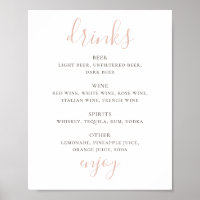 Script rose simple. Boissons alcoolisées Bar maria