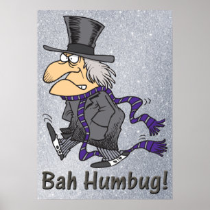 Poster Scrooge & Bah Humbug