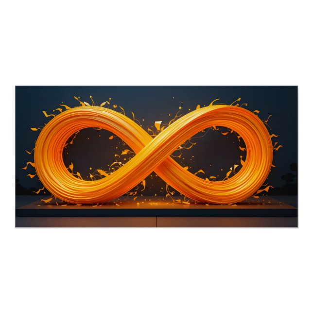 Poster Sculpture d'infinité lumineuse (Devant)