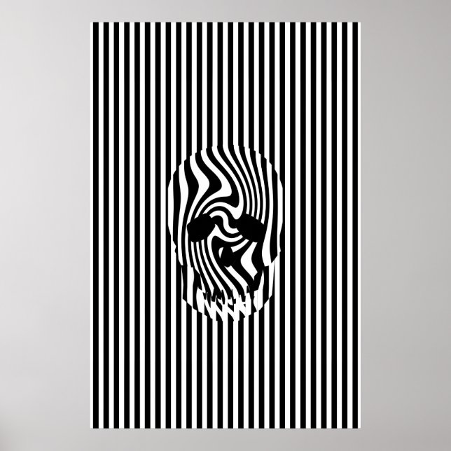 Poster Sculs et bandes, Op Art (Devant)