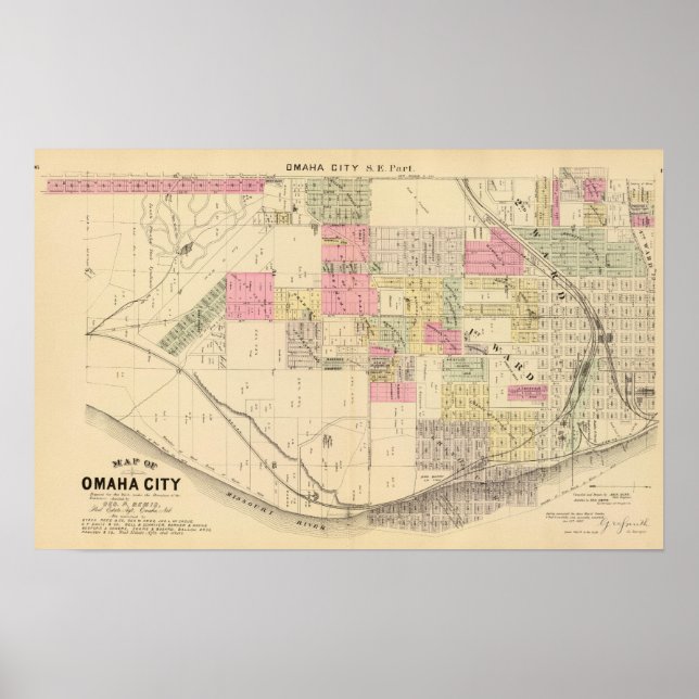 Poster SE Omaha, Nebraska (Devant)