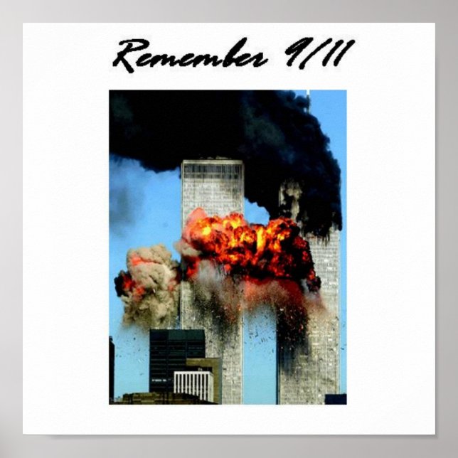Poster Se souvenir du 11 septembre (Devant)