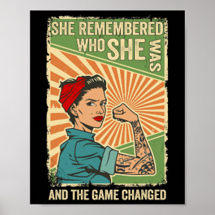 Poster Se Souvient Qui Elle Était Et Le Jeu Changé